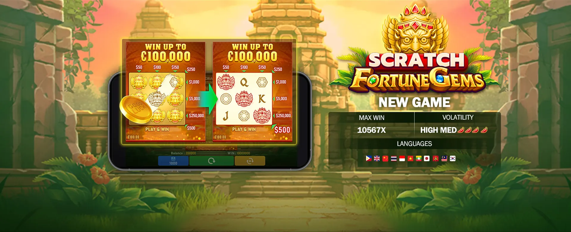 PHLBet beginner guide hero image with golden glitter and red light, opulent casino elements
